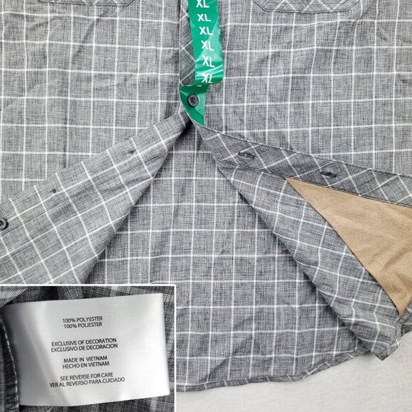 Orvis Tech Shirt Short Sleeve Castlerock Check Quick Dry UPF 30+ Men's XL NWT - Picture 6 of 10
